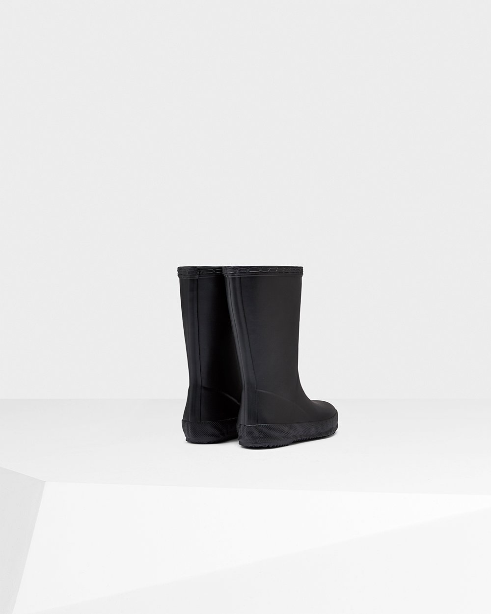 Kids Hunter Original First Classic - Rain Boots Black - 0975-NZODP